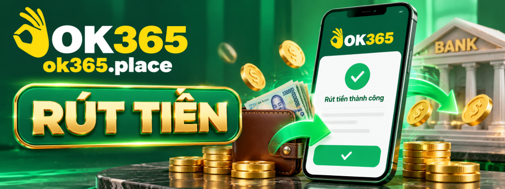 Giao diện rút tiền OK365